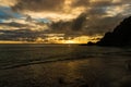 Travel photo of St. BarthÃ¢â¬â¢s Island St. BartÃ¢â¬â¢s Island, Caribbean. View of a peaceful sunset and waves on Shell Beach